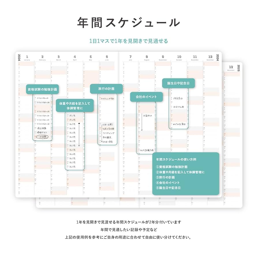 Amazon.co.jp: Y-Style 私らしさ手帳 2024年 1月始まり 3月